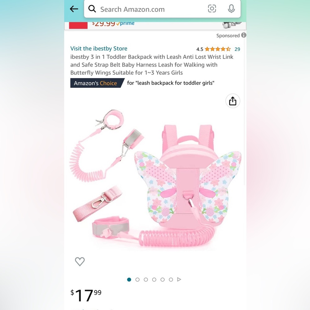 Toddler Back Pack